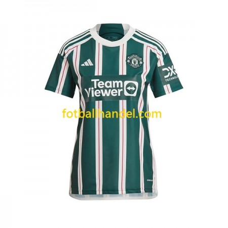 Dame Fotballdrakter Manchester United Borte 2023-24 Kortermet